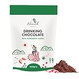 Nomad Chocolate - Hot Chocolate with Peppermint Candy, Plant-based, Vegan, Gluten-Free, GMO-Free, 7.