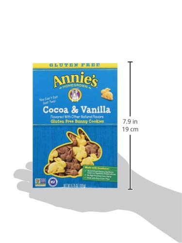 Annie's Gluten Free Cocoa & Vanilla Bunny Cookies, 6.75 Oz #TOP7