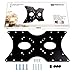 Mount-It! VESA Mount Adapter Plate - Monitor and TV Mount Extender Conversion Kit Allows 75x75, 100x100, 200x200 to Fit Up to 400x200 mm Patterns, Heavy-Gauge Steel, Hardware Included