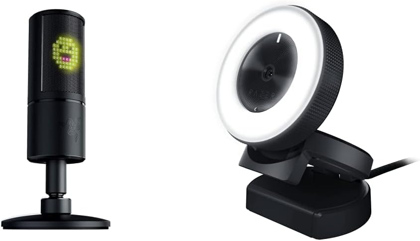 Kiyo 1080p Kiyo Webcam Microphone Razer Kiyo Black Razer Kiyo Full