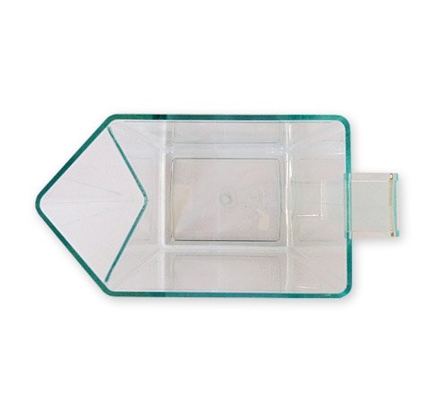 3er Schüttenkasten LUXUS grün transparent inkl. 3 Schütten/Mehlschütte/Küchenschütte
