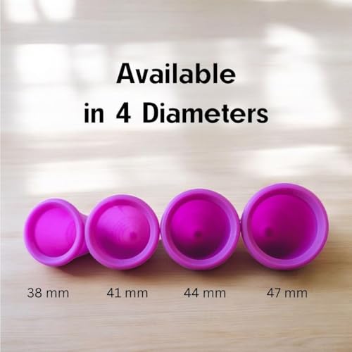 Image of Most Customizable Menstrual Cup with Stem Handle | MeLuna Me Luna | Comfortable Period Cup Reusable Cup | Tampon Pad Alternative for All Body Types | Classic