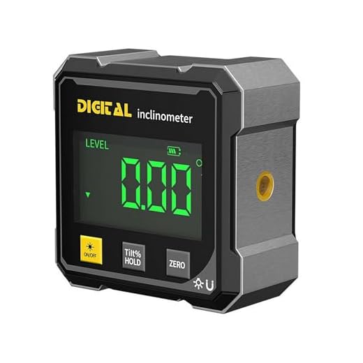 SSKFHGI Digital Angle Finder with Electronic Laser, 4-Side Magnetic Angle Gauge, Cube Inclinometer, Table Saw Miter Protractor, Woodworking Measuring Tool, Level Box for Hanging