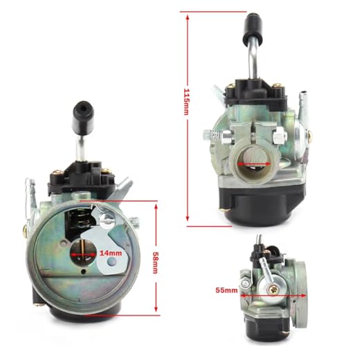 Carburateur de Moto 14 mm Refroidi par Eau pour Accélération Stable