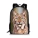 Lustige Grundschüler Schultaschen Nette Bobcat Druck Jungen Mädchen Büchertaschen Lässige Kinder Rucksäcke A