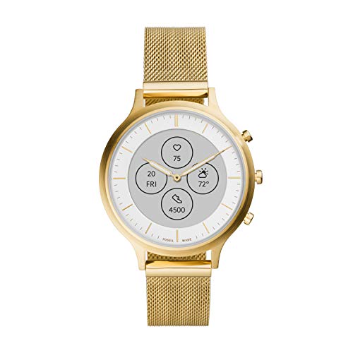 Fossil Hybrid Smartwatch Hr Charter Gold-Tone Stainless Steel #TOP9