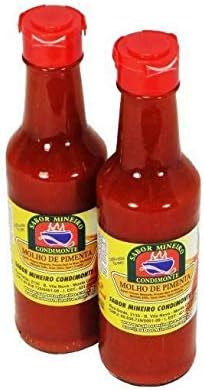 Sabor Mineiro Hot Sauce - Molho de Pimenta 145ml - 2 Pack By BRCOFFEE®