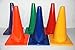 Everrich Industries Rainbow Vinyl Cones Set - Square Base, 12