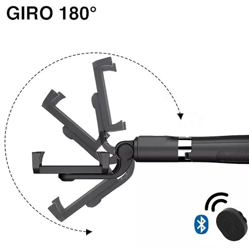 Bastão Pau de Selfie Bluetooth com Tripé e Controle Remoto, para Android e iOS