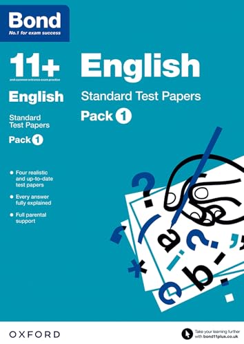 Bond 11 +: English Standard Test Papers: Pack 1