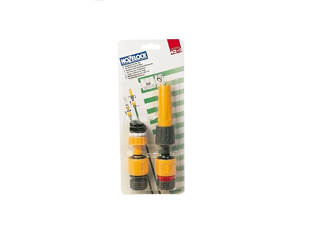 Kit d'arrosage de base Hozelock 19mm pour l'entretien facile de la pelouse et du potager