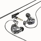 【Gaming Without Delay】 Gaming in Ear Headphones, Suitable for Music, and Daily Listening, Comfortable and Safe, with Clear and Balanced Sound, Detachable Cables