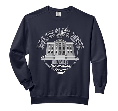 Back to the Future Hill Valley Preservation Premium T-Shirt Comfort Colors Adult Sweatshirt