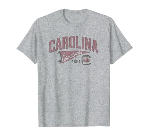 South Carolina Gamecocks Vintage Pennant Gray T-Shirt