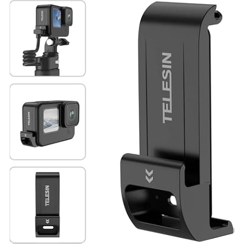 TELESIN G2 Upgraded Battery Door Cover for GoPro Hero 13 12 11 10 9, Water Snow Resistant Protective Case Charger Type-C Charging Mount for Go Pro Hero 13, Hero 12, Hero 11 Hero 10 Hero 9 Accessories Cover