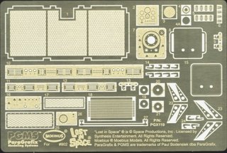 BIBNY Paragrafix - Lost in Space Chariot PHOTOETCH & Decal Set - PGX119