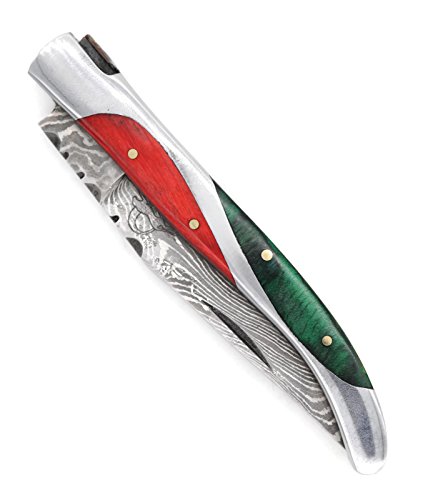 Dkc Knives (37 6/18) Dkc-770 Jubilee Damascus Steel Folding Laguiole Pocket Knife 3.4 Oz 8.5" Long 3.5" Blade #TOP5