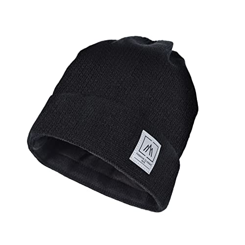 AUERVO Herren Beanie Wintermütze Warme Fleecemützen - Klassische Winterstrickmütze für Männer Geschenk Outdoor Sport