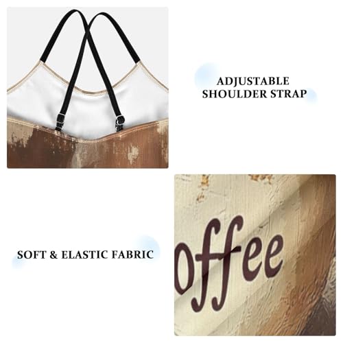 KLL Girl's Swimsuit 1-Piecing Swimwear Teen Bathing Suits for Girls 4T Coffee3