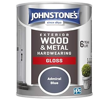 Johnstone's Exterior Hardwearing Gloss Paint - Admiral Blue 750ml