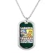 GRAPHICS & MORE Garfield Lasagna The Perfect Food Military Dog Tag Pendant Necklace with Chain
