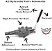 ToolTuff Log Splitter Build Kit: 11 GPM Pump, Mount, A7 Auto Return Valve, Bolts, Coupler (for 7/8
