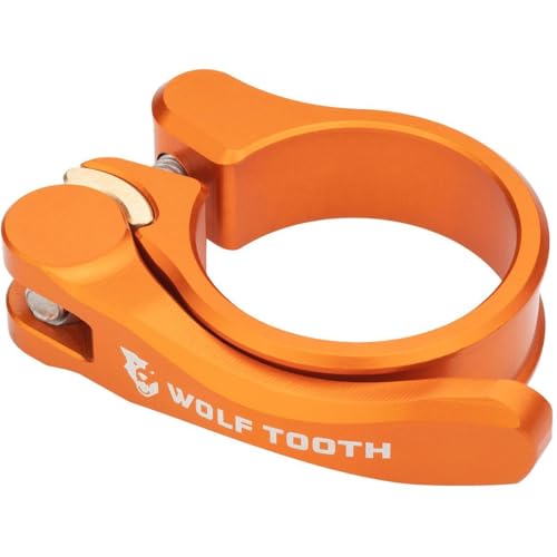 Wolf Tooth QR Quick Release Seatpost Clamp - 38.6mm, Orange