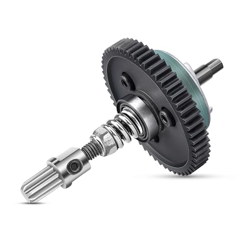 FriHobby 6878 Complete Slipper Clutch Assembly Steel Metal Diff Gear Compatible with Traxxas Slash 4X4/ Stampede 4X4/ Rustler 4X4/ Raptor R/ST Rally