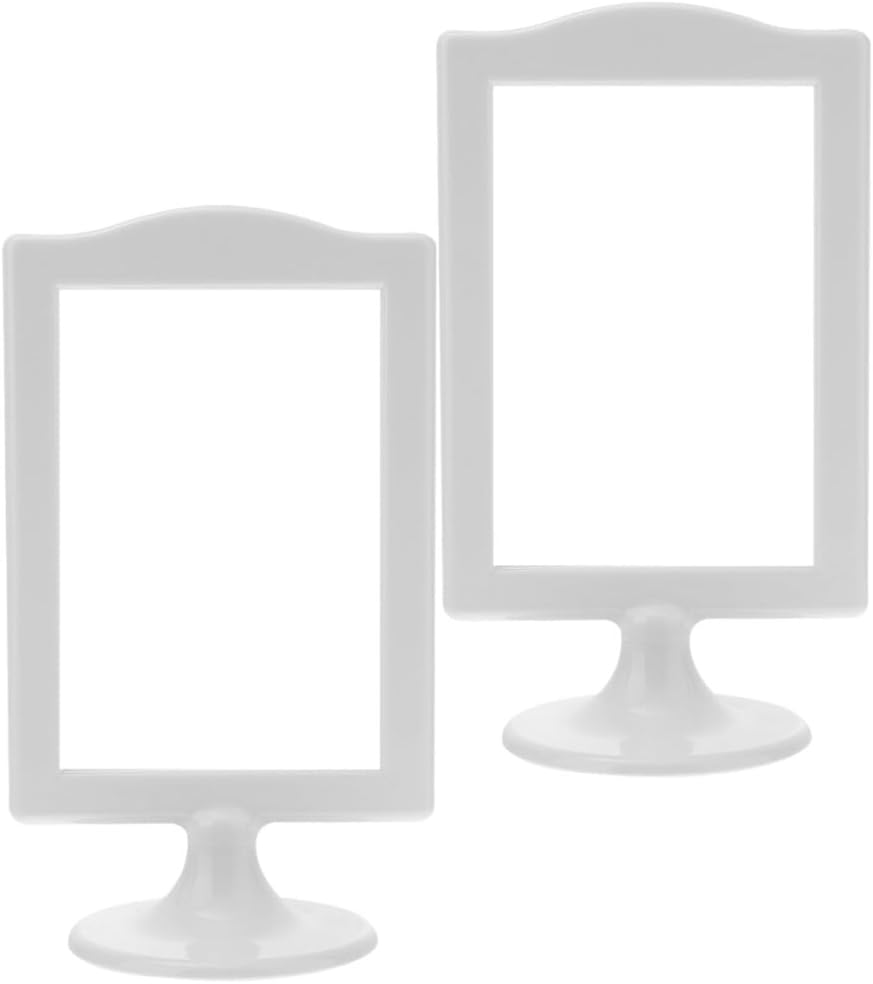Large Picture Frame Base Garneck 2pcs Double Sided Standing Picture Frame Pedestal Photo Frames ...