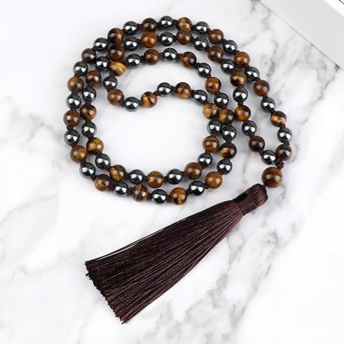 Bracelets de perles 8mm confortables en pierre extensible sans fermoir difficile