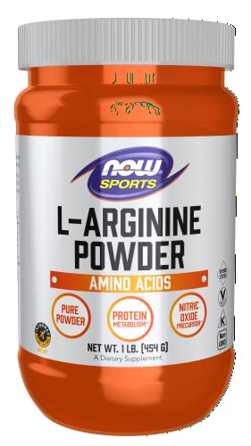 Now Sports Nutrition, L-Arginine Powder, Nitric Oxide Precursor, Amino Acids, 1-Pound #TOP18