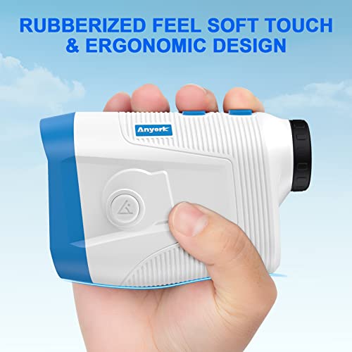 Anyork Golf Laser Rangefinder,Rechargeable Battery With Type-C Cable,6X Magnification Hunting Range Finder With Slope And Target-Lock Vibration Function #TOP3