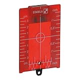STABILA Zielplatte ZP, Rot