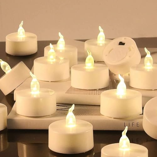 Vela Eletrônica Decorativa Led Amarela + Baterias