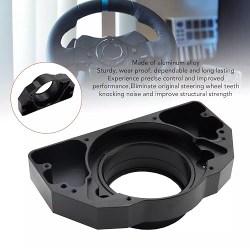 Soporte universal ajustable para volante de simulación de carreras - Montura de aleación de aluminio duradera con instalación fácil y diseño ergonómico para simuladores de carreras miniatura 5