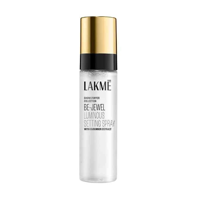 Lakme Be-Jewel Luminous Setting Spray | Weightless Mist | Dewy Spray | Up To 16 Hours Lock in | for Fresh and Luminous Makeup | Instant drying | Alcohol Free- 100ml