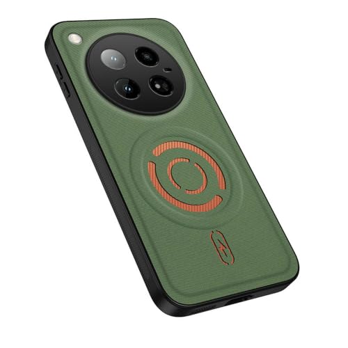 MTRIEBA Magnetic Phone Case for infinix Zero 40 4G, Green
