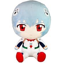 Great Eastern Entertainment Evangelion New Movie - Rei Ayanami Plug Suit Sitting Plush 12" H