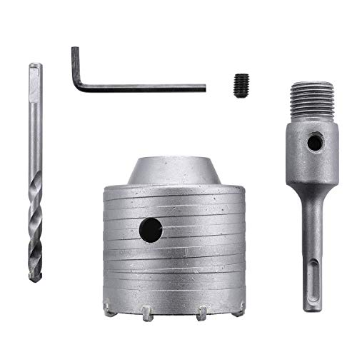 Trépan béton 68mm SDS Plus avec foret centreur pour perceuse - 3
