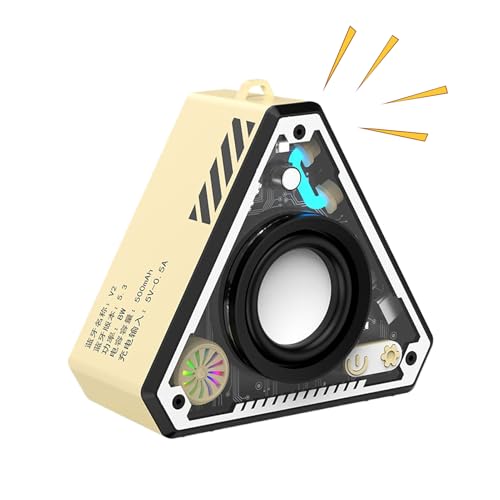 Altavoz Portátil - Amplificador De Audio Pequeño Inalámbrico - De Sonido Estéreo con Subwoofer Y Graves Recargable para Ordenador, Playa, Fiestas y Terraza