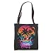 Miami Beach Florida Vacation Retro Vintage Palm Sunset Tote Bag