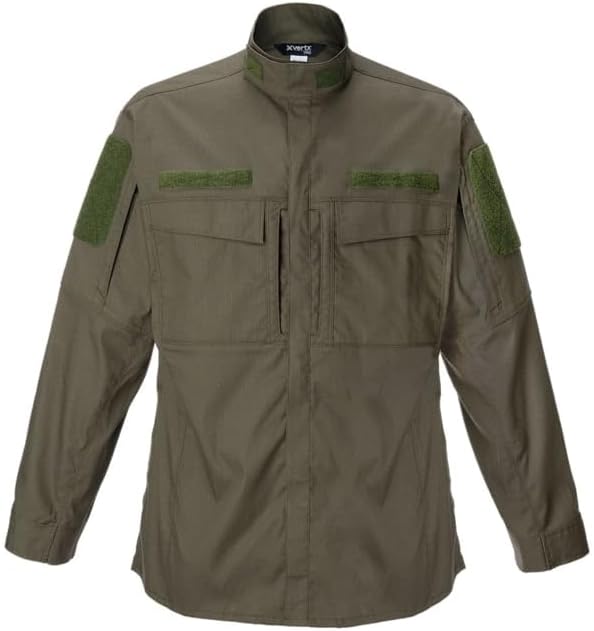 Vertx Recon Flex Garrison Shirt - Long Sleeve - Men's, Od Green, Small F1 VTX1920 OD Small REG