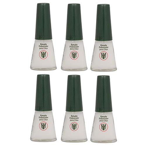 6 Bottles Quimica Alemana Nail Hardener Strengthener Polish Treatment 0.47 oz by Quimica Alemana