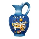 Leddy Living Imán 3D para nevera Vintage Ánfora Región Sicilia, oficina