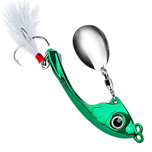PETUFUN Esche da Pesca Spinner - VIB Paillettes
