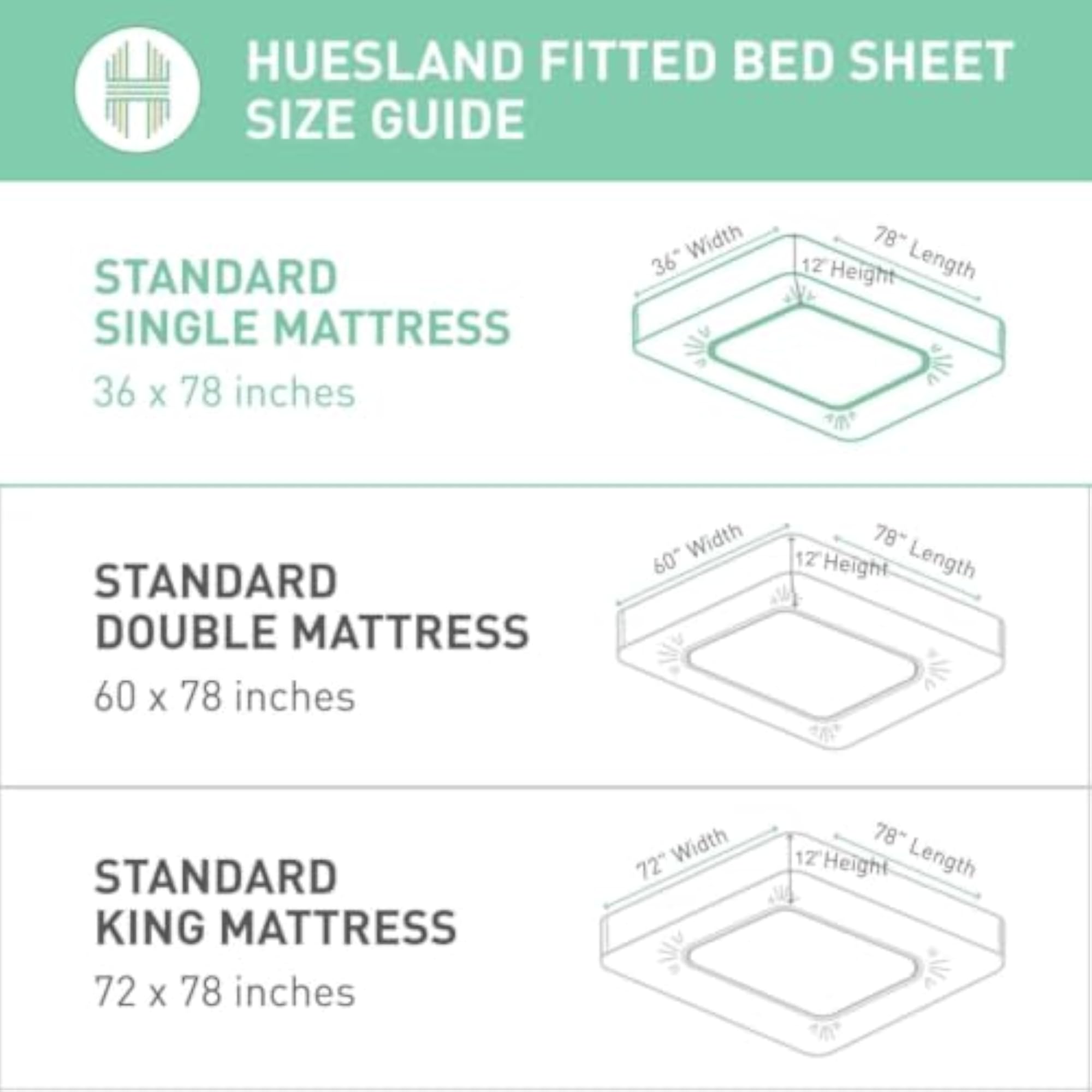 210 TC Pure Cotton Fitted Single Bedsheet with Pillow Cover