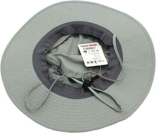 Eonpow Fishing Hats Windproof Upf50+ Uv Protection Bucket Beach Mesh Sun Hat 56-61Cm Light Gray #TOP5