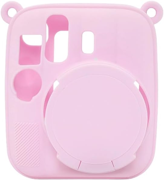 Photo Camera Silicone Protective Case with Molded Control Openings, Attached Lens Cover, Textured Grip and Strap Points