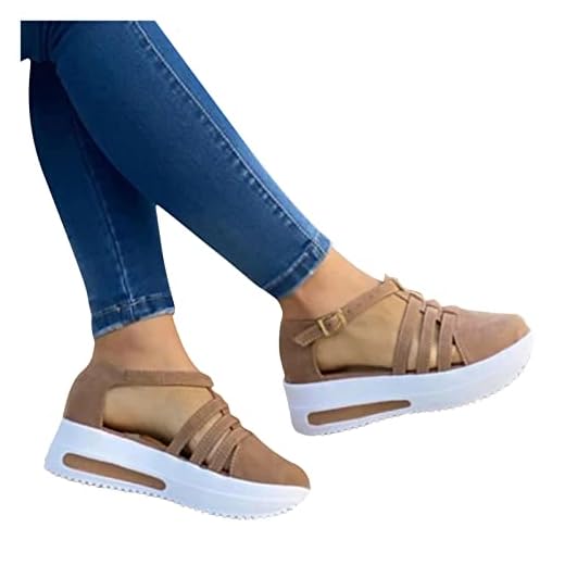 Foldap Hiking Sandals Women Sandals Women Causal Summer 2023 Peep Toe Platform Sandals Shoes Wedges Sandals for Women Causal Summer,2021 Peep Toe Platform Sandals
