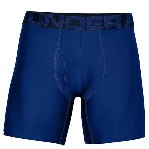Under Armour Tech 15 cm 2-Pack, Boxershorts För Män, Blå, S